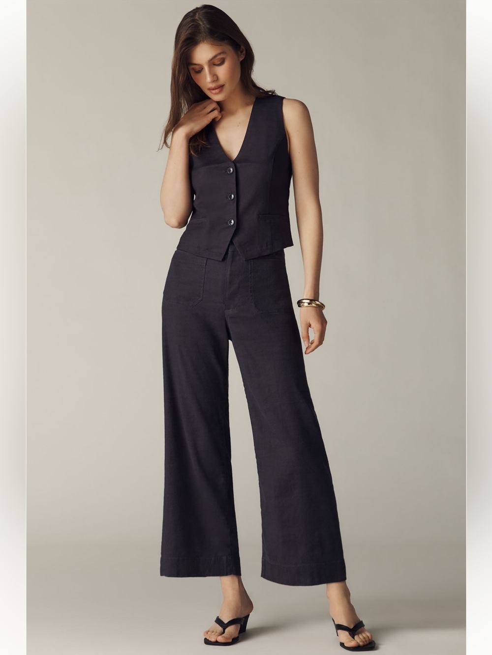Anthropologie’s Maeve Colette Black Cropped Pants!👖